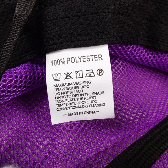 NEW SunShade Womens Vented Ponytail Drawstring Boonie Sun Hat Purple Gray - Picture 10 of 10